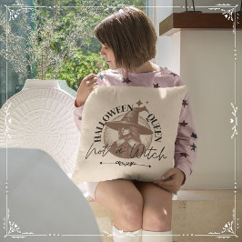 Almofada Rainha do Halloween, não uma Bruxa