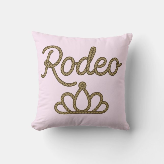Almofada Rainha do Rodeio Coroa Tiara Country Western (Frente)