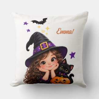 Almofada Rainha dos Espíritos de Halloween Desenho de Abóbo