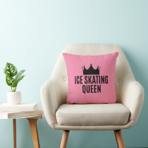 Almofada Rainha Ice de Patinação - Camisa-T De Ice