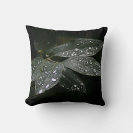 Almofada Rainhas de Prata Summertime nas Folhas Verdes Escu