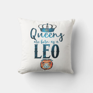 Almofada Rainhas nascem como um signo do zodíaco LEO Julho