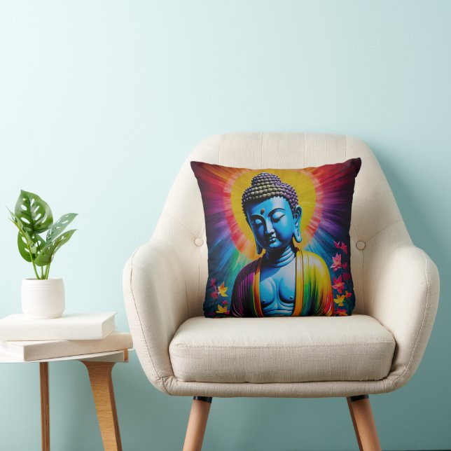 Almofada Raios Sagrados de Paz de Buda (Cadeira)