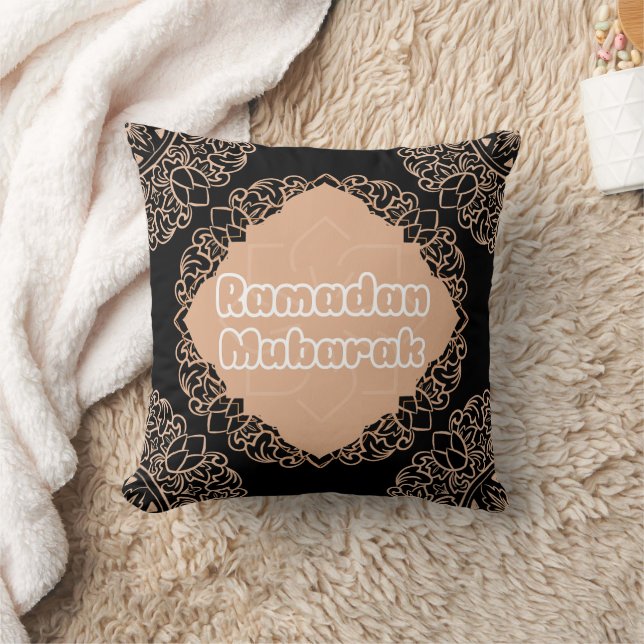 Almofada Ramadan Mubarak de lados diferentes (Cobertor)
