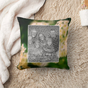 Almofada Rambling Wild White Roses Adiciona Sua Foto
