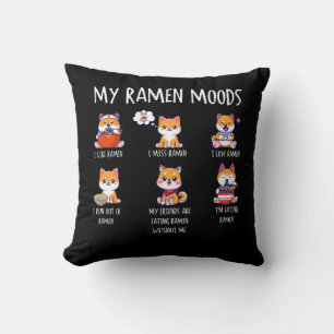 Almofada Ramen Lover Shiba Inu Cachorro Japonês Ramen M