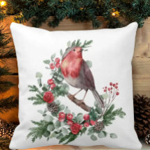 Ramos de Cone da Holly Berry Pine de Natal Vermelh