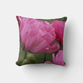 Almofada Ranunculus Cor-de-Rosa-Rosa-Rosa-Profundo