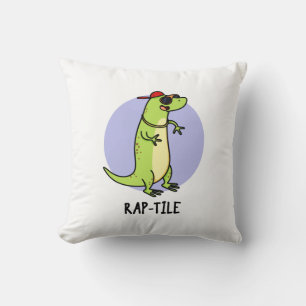 Almofada Rap Funny Reptile Lizard Pun