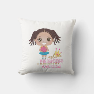 Almofada Raparigas MELANIN Princesa Em Formação Para Ser