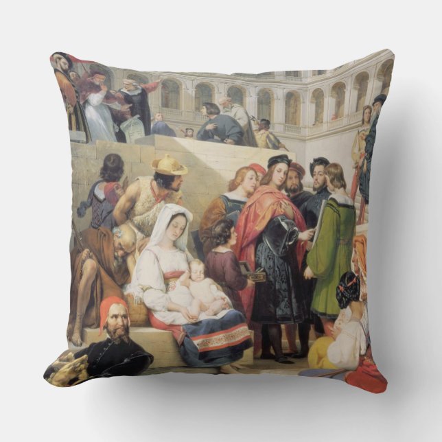 Almofada Raphael no vaticano, 1832 (óleo em canvas) (Frente)