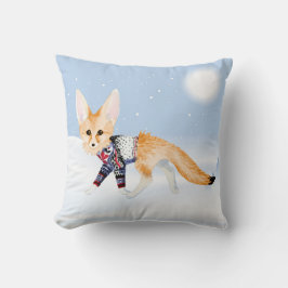 Almofada Raposa de inverno em Travesseiro decorativo de cam