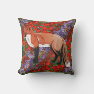 Almofada Raposa inspirada em William Morris
