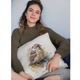 Almofada Rastreador de Aquarela Russo, personalizado