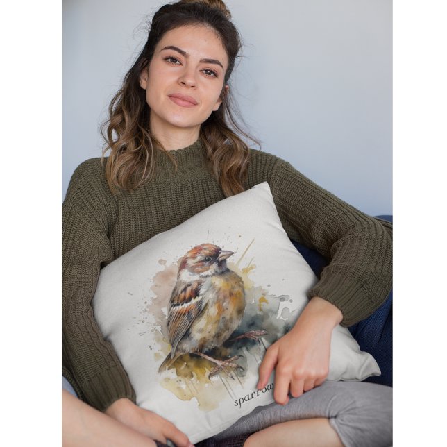 Almofada Rastreador de Aquarela Russo, personalizado (Criador carregado)