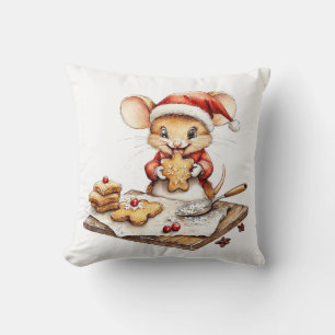 Almofada Rato de chef de Natal bonito