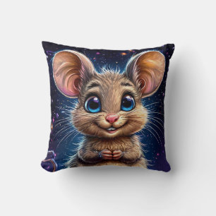 Almofada Rato de Desenho Animado Fofo
