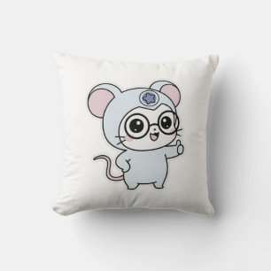 Almofada Rato fofo adorável pequeno e encantador