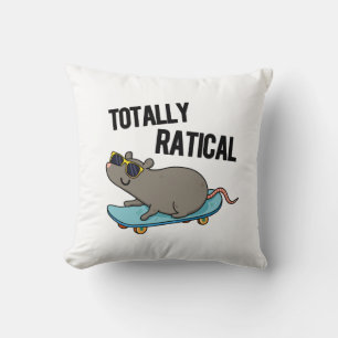 Almofada Rato Funny Rat Pun Totalmente Ratical