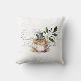 Almofada Rato Victoriano no copo de chá