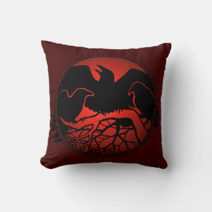 Almofada Raven Art Travesseiros das Primeiras Nações Traves