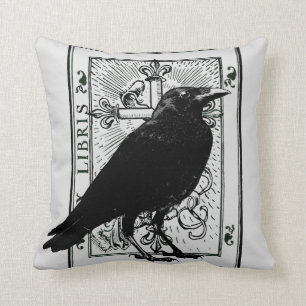 Almofada Raven e Fleur Du Lys Cross