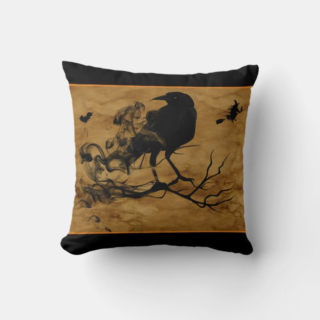 Almofada Raven e Witch Spooky (Frente)