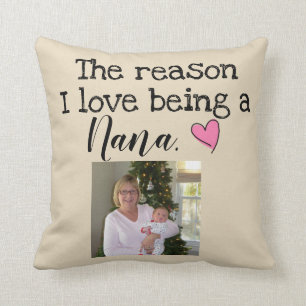 Almofada razão que eu amo ser uma Nana personalizada