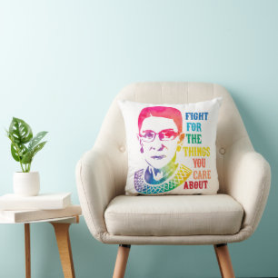 Almofada RBG Luta Pelas Coisas Que Você Se Importa
