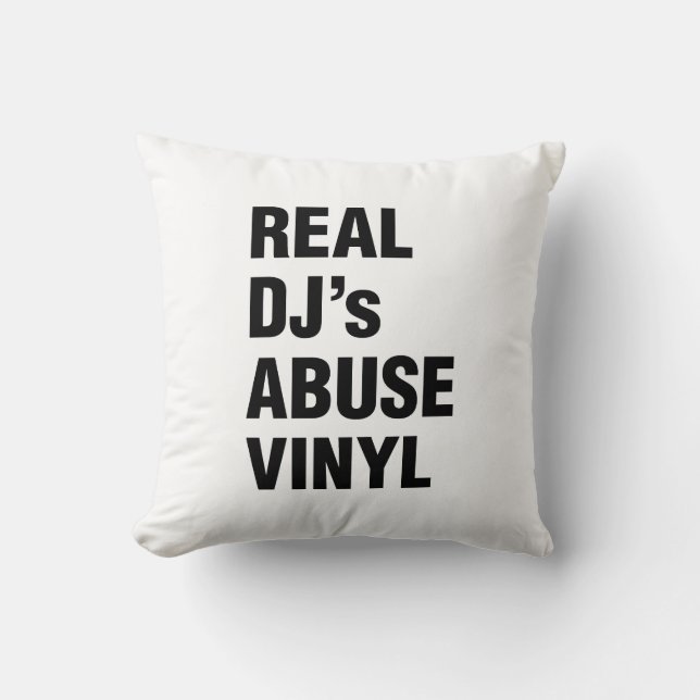 Almofada REAL DJ's ABUSE VINYL (Frente)