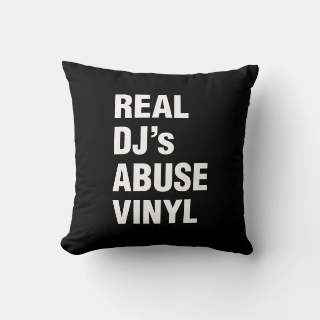 Almofada REAL DJ's ABUSE VINYL (Frente)
