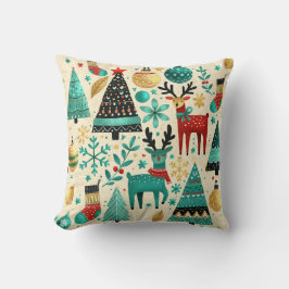 Almofada Rebelde animado e árvores de Natal