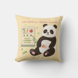 Almofada Recarregue com Snacks de Bambu