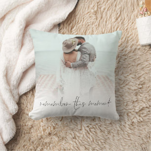 Almofada Recém-Vidos Lembram-Se Desta Sobreposição De Fotog