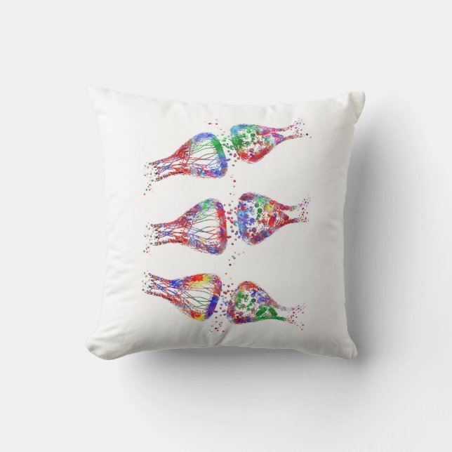 Almofada Receptor da sinapse, neurologia, arte médica (Frente)