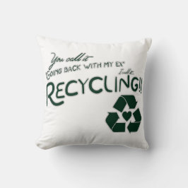 Almofada Reciclagem meu Ex