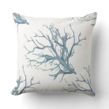 Recife de coral em azul