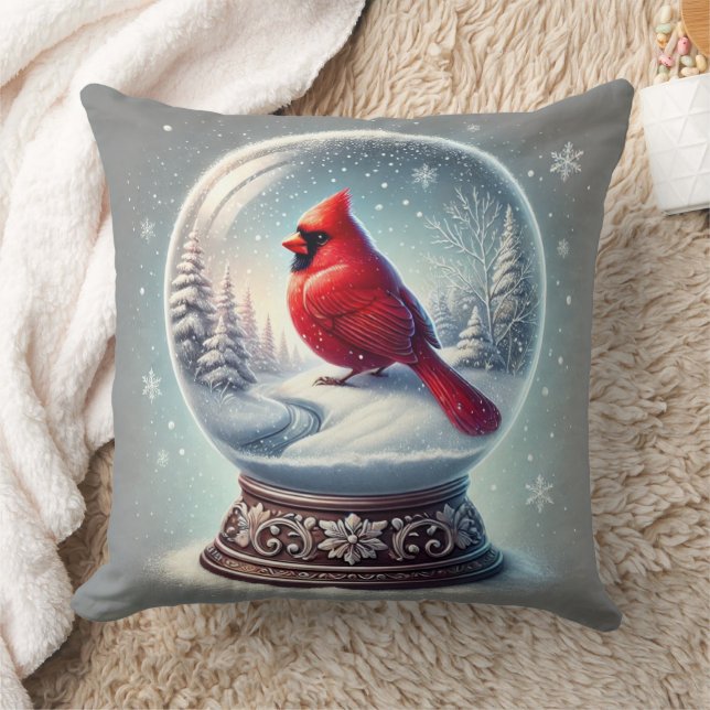 Almofada Recordação Cardinal do Inverno (Cobertor)