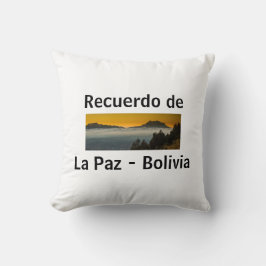 Almofada Recuerdo de La Paz