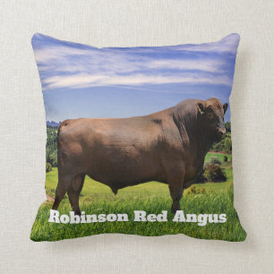 Almofada Red Angus Bull