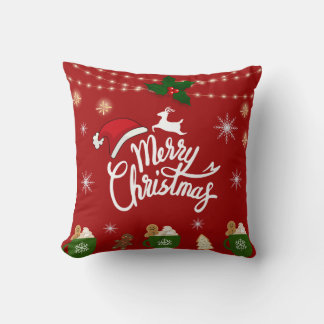 Almofada red christmas pillow