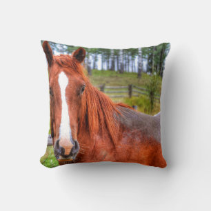 Almofada Red Dun Ranch Horse Animal lover Foto 2