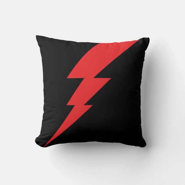Almofada Red Flash Lightning Bolt (Frente)