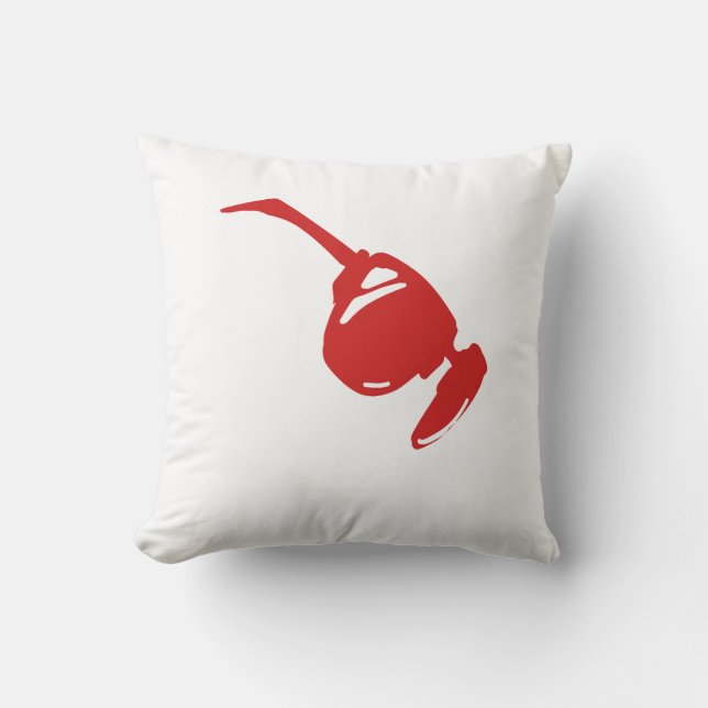 Almofada Red Gamer Aesthetic Pillow | Futuristic Tech Circu (Frente)