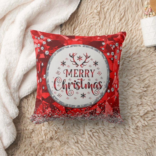 Almofada Red Gorgeed Emerald Felry Natal (Cobertor)