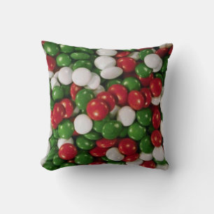 Almofada Red Green e White Christmas Candy