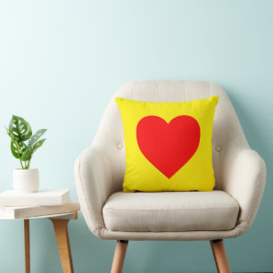 Almofada Red Heart Pop Art