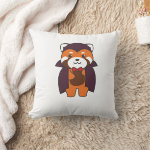 Almofada Red Panda Halloween Fora do Vampiro do Diabo