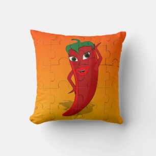Almofada Red Pepper Diva Jigsee Quebra-cabeça
