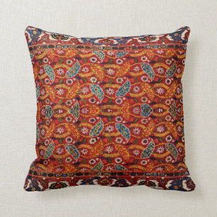 Almofada Red Persian Ethnic Oriental Rug